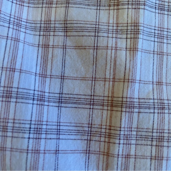 Perry Ellis Men’s White Plaid Shorts, 36 - Picture 3 of 4